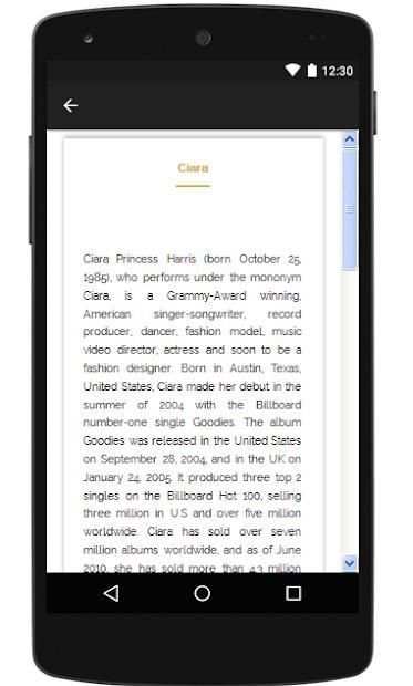 Ciara Hits Songs & Lyrics. screenshot 4