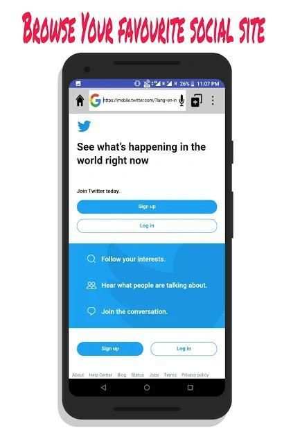 NextG Browser screenshot 2
