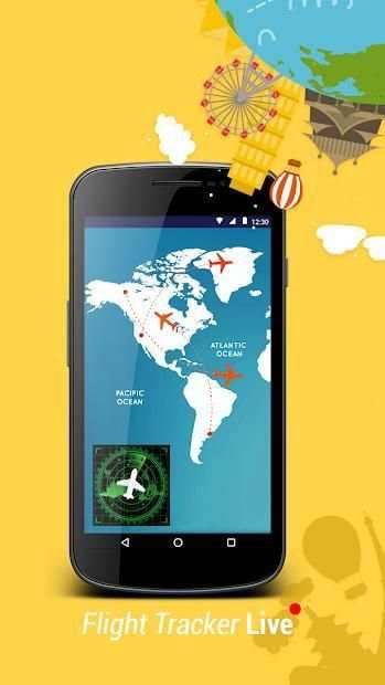 Flight Tracker Live Flight Status Flight Path Map screenshot 4