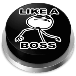 Like a Boss Meme Button आइकन