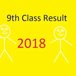9th Class Board Result - 2018 आइकन