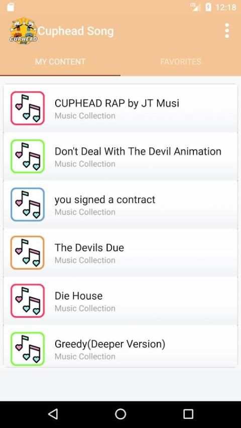 Cuphead Songs New screenshot 2