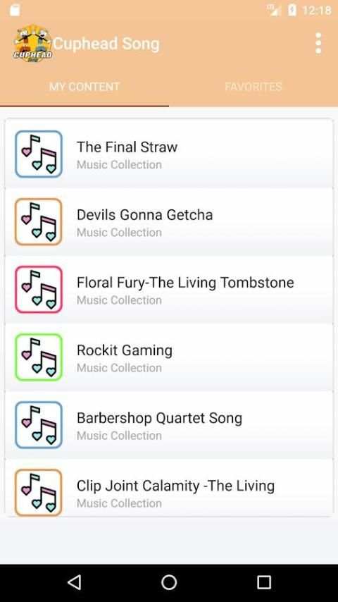 Cuphead Songs New screenshot 1