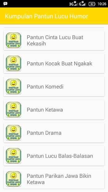 Kumpulan Pantun Lucu Humor screenshot 9