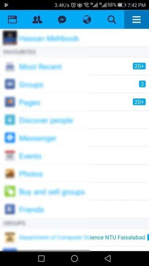 Light Blue Color for Facebook screenshot 1