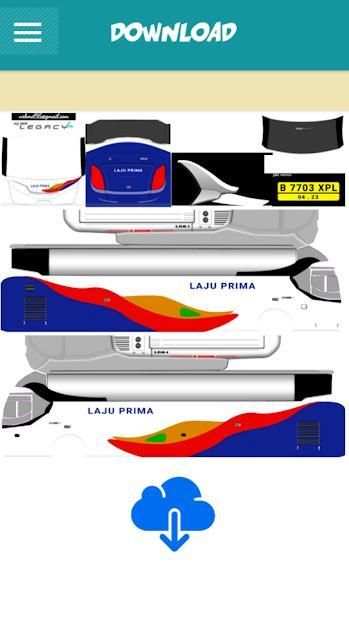 Livery Arjuna XHD Laju Prima screenshot 4