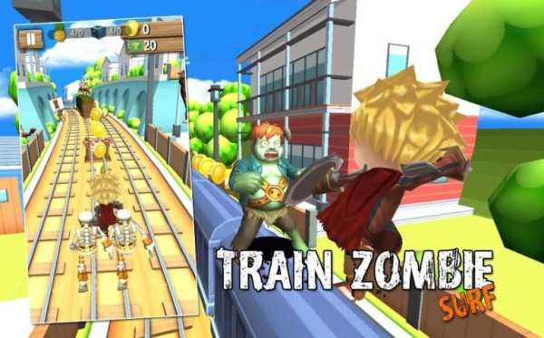 Train Zombie Surfer screenshot 2