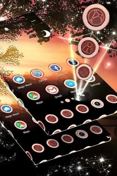 Golden Sunset Launcher screenshot 5
