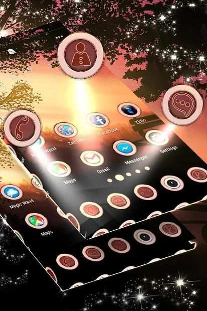 Golden Sunset Launcher screenshot 2