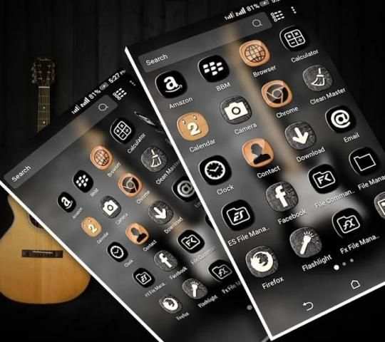 Guitar Launcher Theme screenshot 4