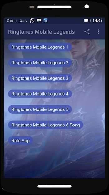 Ringtones Mobile Legends I Nada Dering ML screenshot 5