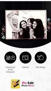 Pic Edit - Photo Editor स्क्रीनशॉट 4