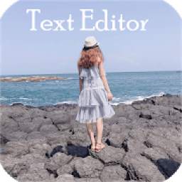 Text on photo - Text editor