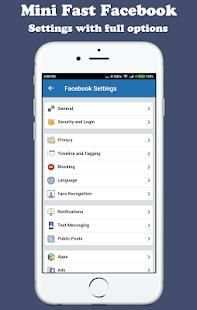 ⚡Mini Fast For Facebook⚡ screenshot 2