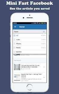 ⚡Mini Fast For Facebook⚡ screenshot 4