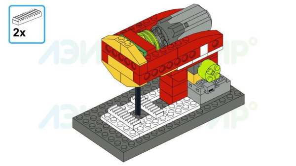 Sewing Machine Lego WeDo building instruction screenshot 2
