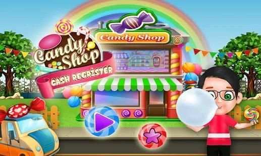 Candy Shop Cash Register: Supermarket Cashier Game screenshot 1