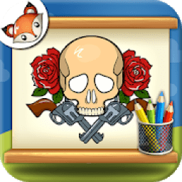 ikon How to Draw Tattoos step by step Drawing App