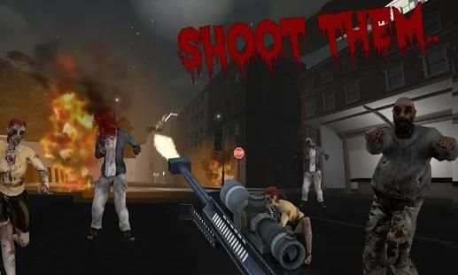 Zombie Sniper Shooting: 3D screenshot 3