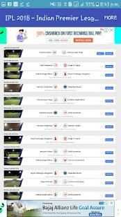 LIVE IPL CRICKET screenshot 1