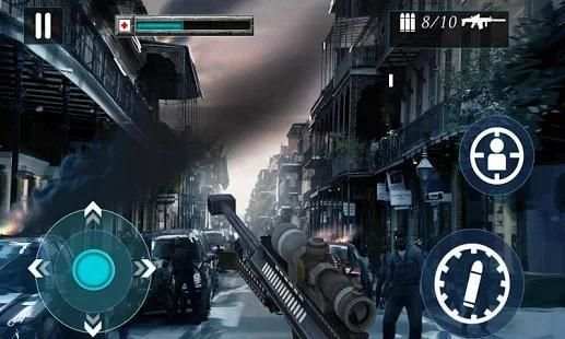 Zombie Sniper Shooting: 3D screenshot 1