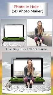 Photo In Hole - 3D Photo Maker 5 تصوير الشاشة