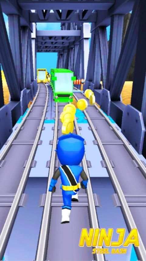 Power Ninja Steel Dash screenshot 1