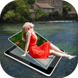 Photo In Hole - 3D Photo Maker أيقونة