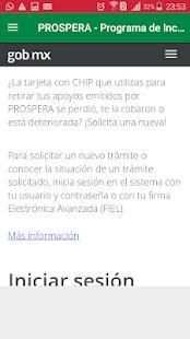 PROSPERA - Programa de Inclusión Social screenshot 1