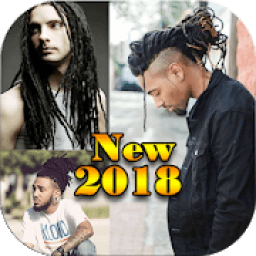 Black Man Dreadlocks Hairstyle иконка