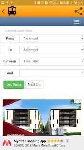 Local Trains Time Table स्क्रीनशॉट 2