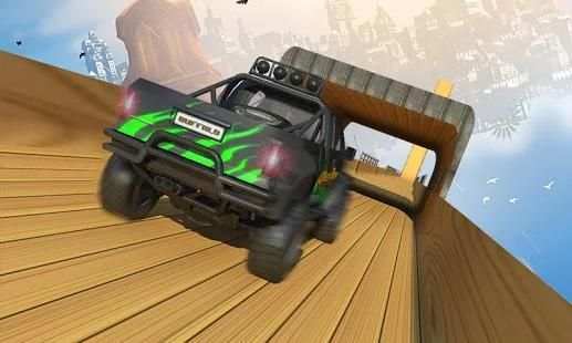 Mega Ramp Car Racing Impossible Stunts screenshot 1