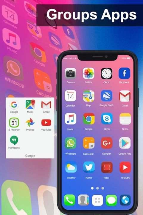 Phone X Launcher For Android-Wallpapers, Themes screenshot 6