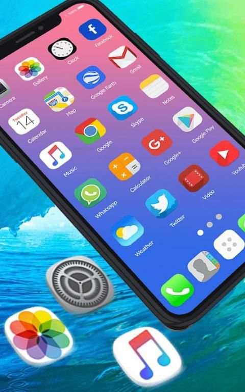 Phone X Launcher For Android-Wallpapers, Themes screenshot 1