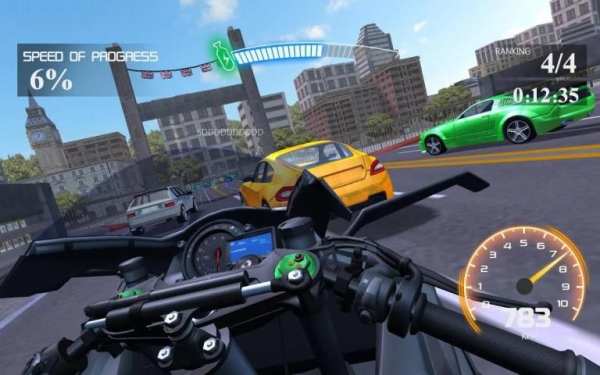 Moto Speed City Racing स्क्रीनशॉट 2