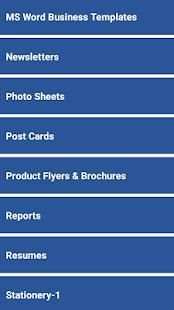Premade Word Sheets screenshot 7