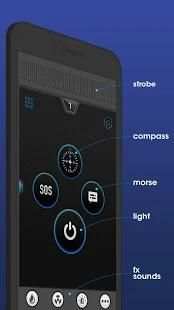 Flashlight Compass with Sounds screenshot 1