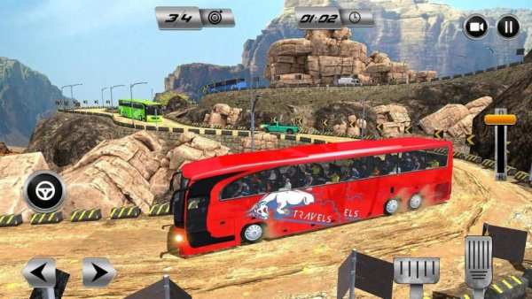 Offroad Bus Driving Simulator 2018: Bus Games Free screenshot 1