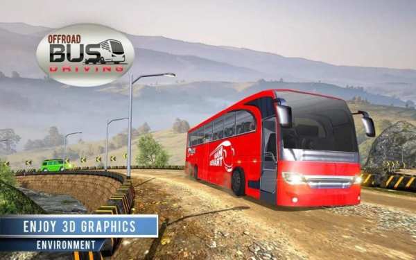 Offroad Bus Driving Simulator 2018: Bus Games Free screenshot 10