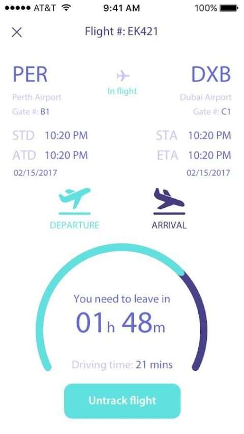 Flight Track and Timer screenshot 3