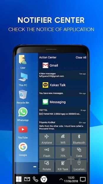 Computer Launcher for Android - Win 10 styles screenshot 2