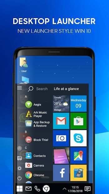 Computer Launcher for Android - Win 10 styles screenshot 5