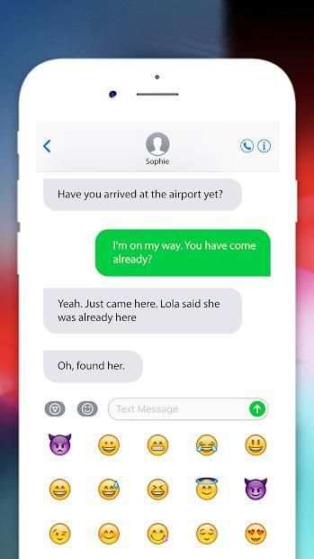Message IOS 12 - Text Messenger style OS12 Phone X screenshot 2