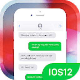 ikon Message IOS 12 - Text Messenger style OS12 Phone X