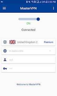 MasterVPN screenshot 2