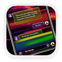 Sparkle Color Sms Theme