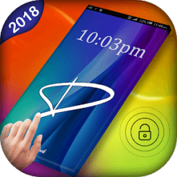 Gesture Lock Screen Pro : Letter Lock Screen 2018 आइकन