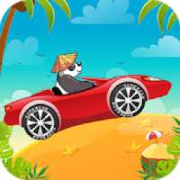 Panda Racing Hill - Baby Kungfu Climb