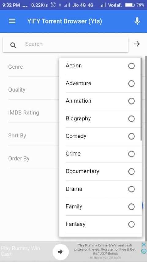 YIFY Browser (Yts) screenshot 3