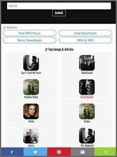 Music Website Apps - Free Download MP3 screenshot 3